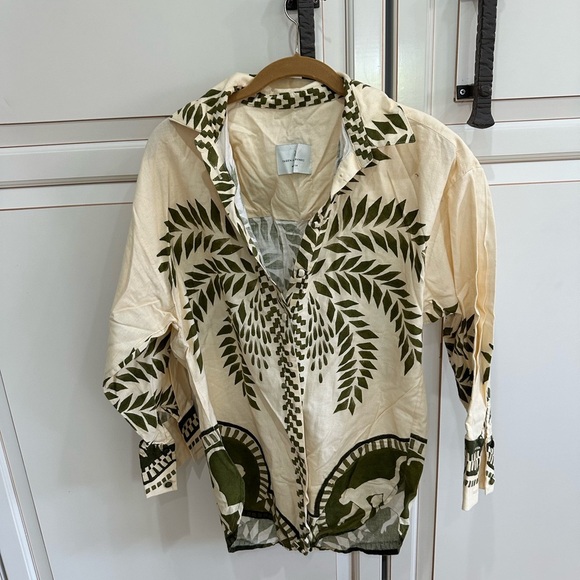 Eugenia Fernández Anthropologie Rihad Buttondown Blouse - Picture 5 of 10